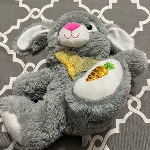 Easter Rabbit, Grey and Fluffy